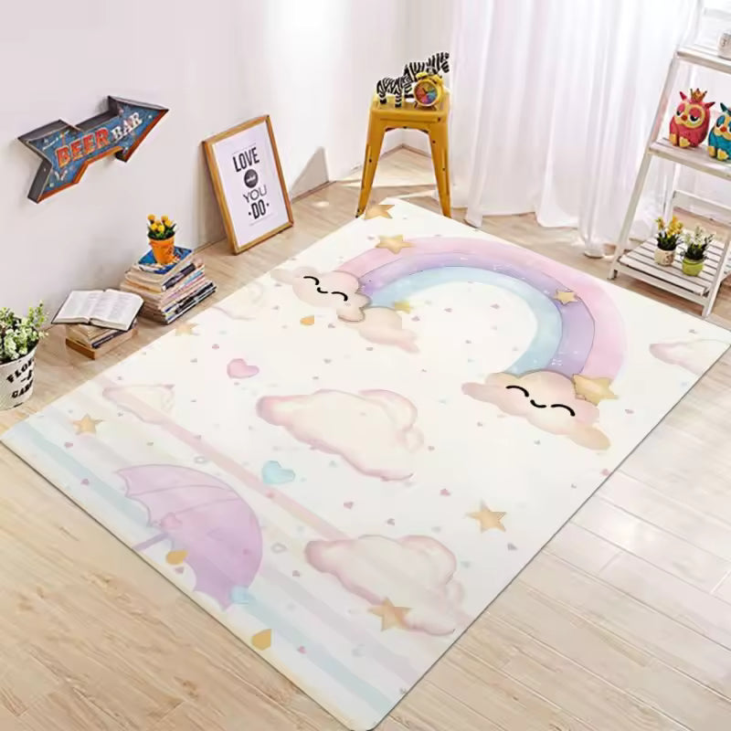 Baby Play Mat for Floor: Soft & Safe Foam Playpen Mat Machine Washable Non Slip Crawling Pad for Toddler,Infant,Kids
