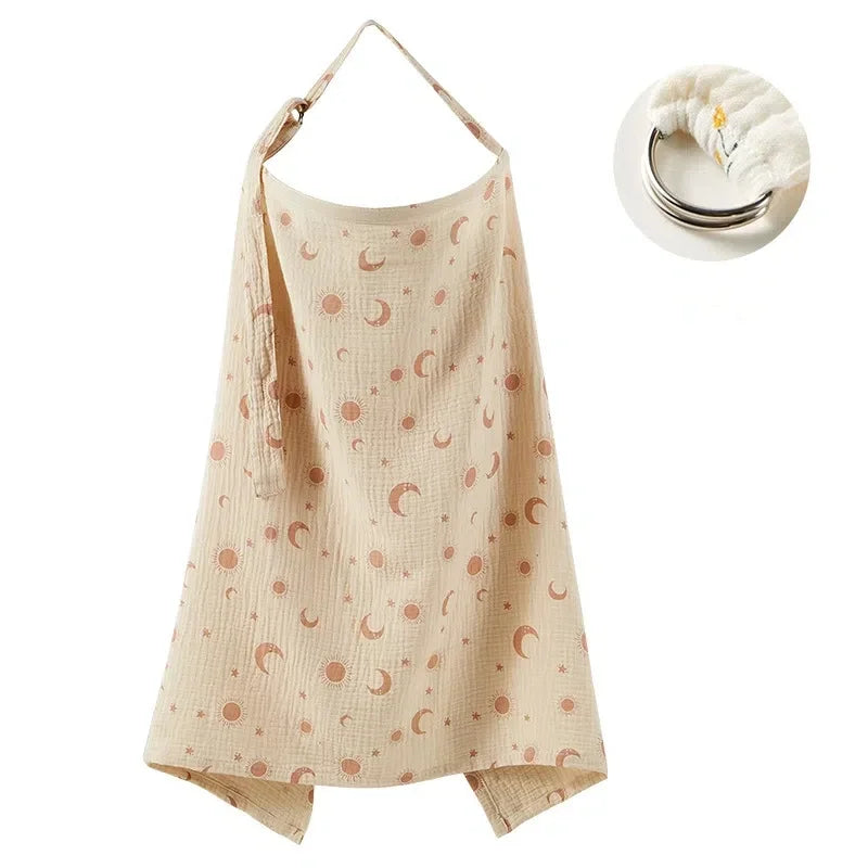 Breastfeeding Nursing Cover Soft Baby Feeding Cloth Multi-Use Privacy Breast Feeding Blanket Essential for Discreet Baby Feeding