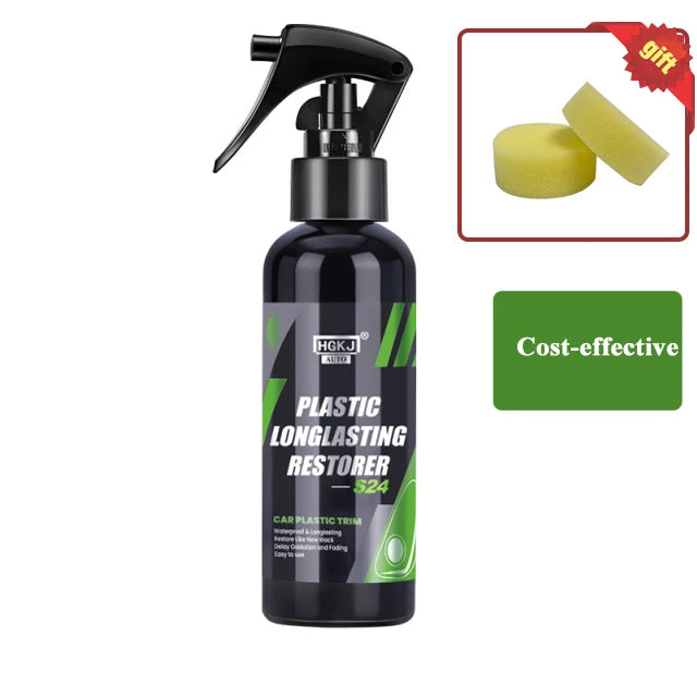 Plastic Restorer Back To Black Gloss Car Cleaning Products Auto Polish And Repair Coating Renovator For Car Detailing HGKJ 24
