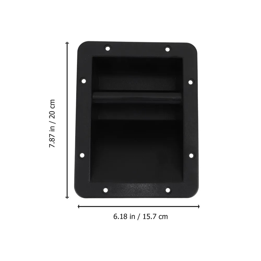 2pcs Portable Speaker Cabinet Handle Replacement Speaker Cabinet Strap Handle Speaker side handle replacement durable Recessed