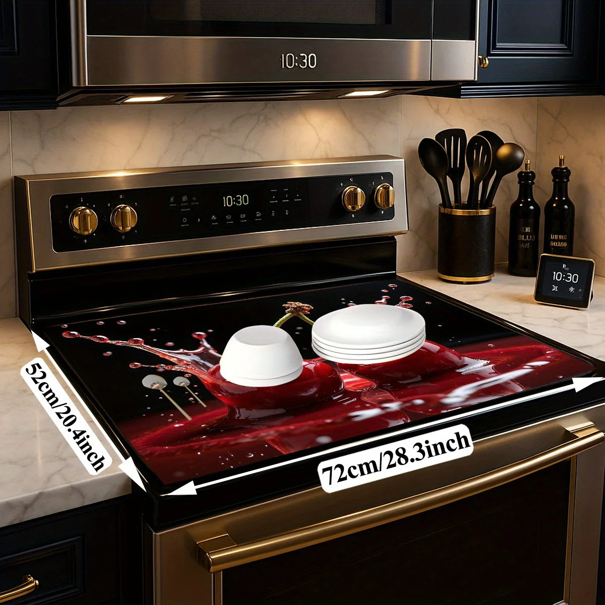 Fireproof Stove Top Covers for Electric Stove, Waterproof & Heat Resistant Mat for Glass Top, Stovetop Protector, Anti-Scratch