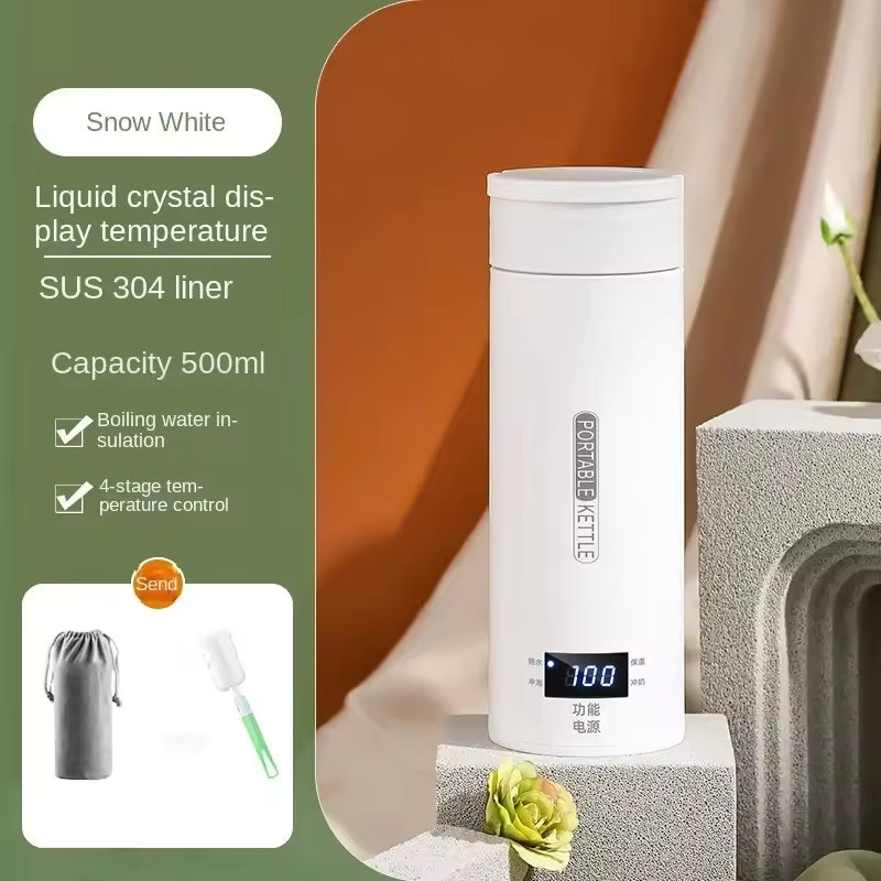 Portable Bottle Warmer for Travel, Portable Milk Warmer for Baby, Formula, Breast Milk & Water, On The Go Bottle Warmer with Long Battery Life, Even Heating, Precise Temperature Control