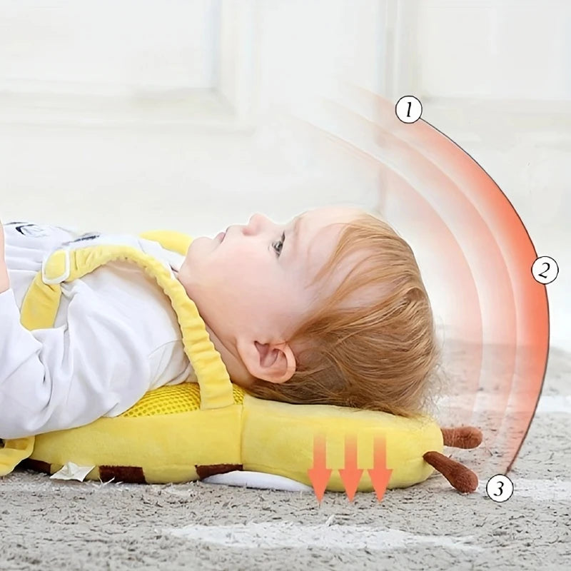 Anti Fall Backward Cap Carry Cartoon Kids Safe Bibi Head Back Protector Baby Protect Pillow Learn Walk Head Protector Cushion