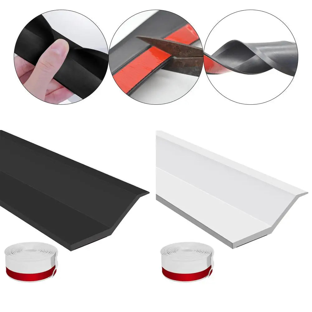 Garage Door Seal Top and Sides - 300cm Garage Door Weather Stripping Side Seal, Heavy Duty Weatherproof TPE, Insulates, Prevents Drafts, Easy Installation for Homeowners and DIYers