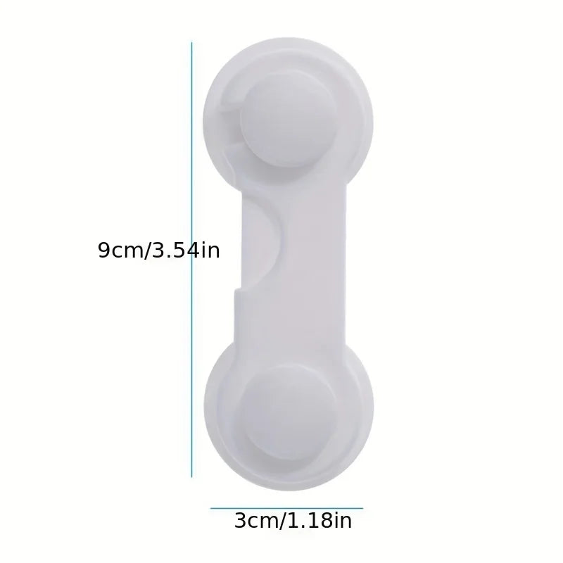 10pcs Baby Safe Straps Baby Safety Lock Drawer Child Safety Cabinet Locks Adhesive Cabinet Drawer Door Latches