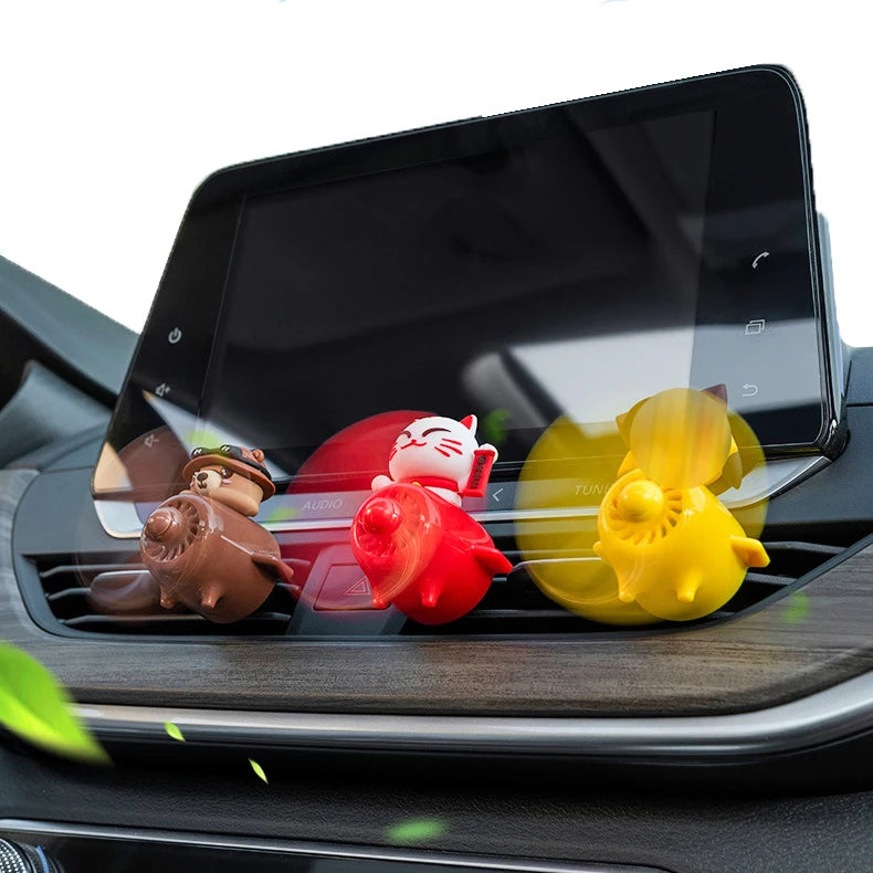 Car Vent Clip Air Freshener Long Lasting Fragrance Auto Odor Eliminator for Vehicle Interior