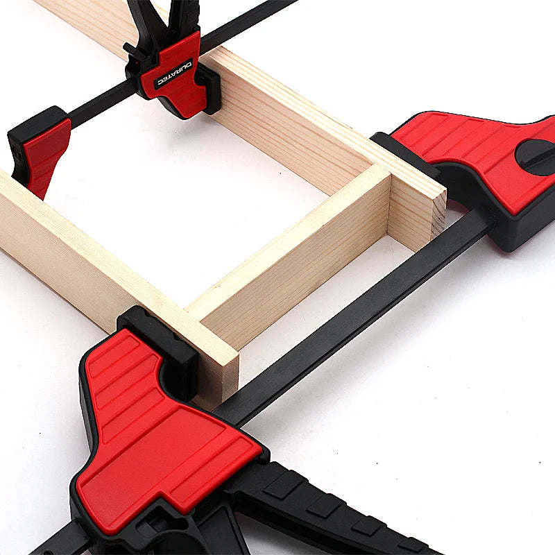 Handed Bar Clamp 4 6 12 Inch Quick Ratchet F Clamp Heavy Duty Wood Working Work Bar Clamp Clip Kit Woodworking Reverse clamping 100 150 300mm