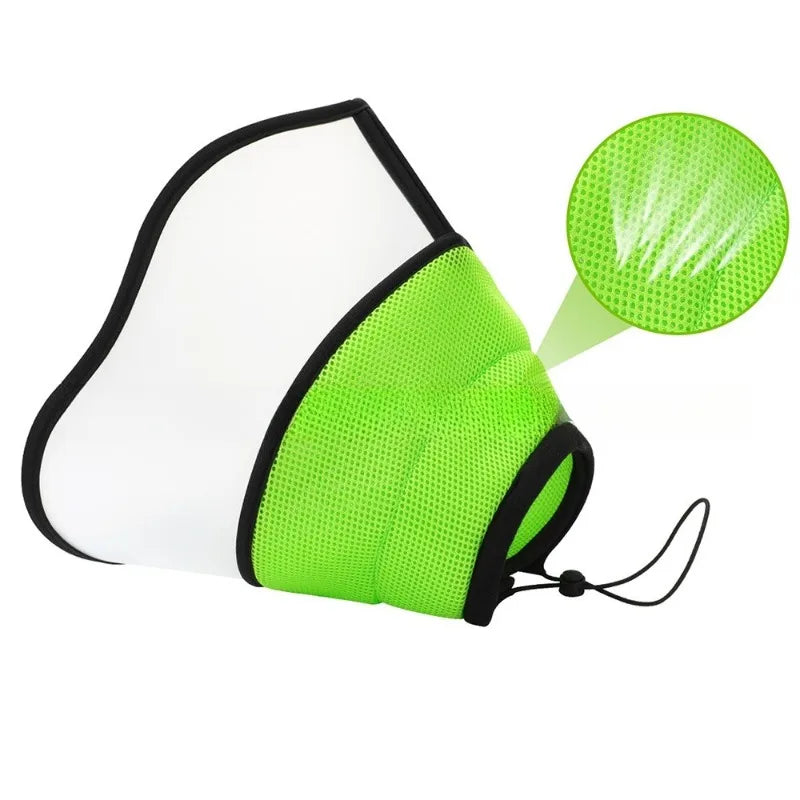 Dog Cone Collar to Stop Licking Neck Ring Cat and Dog After Surgery Anti-bite and Scratching Beauty Care Adjustable Folding Neck Cover