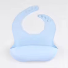 Baby Silicone Tray Bib Waterproof Soft 4-speed Adjustable Bibs Newborn Eating Food Isolate Dirt Feeding Saliva Pocke Kids Stuff