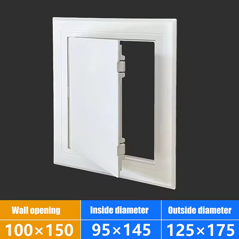 Access Panel For Drywall - No Tools Required - Wall Hole Cover - Access Doors For Drywall - Spring Loaded for Wiring | HVAC | Plumbing - Textured White