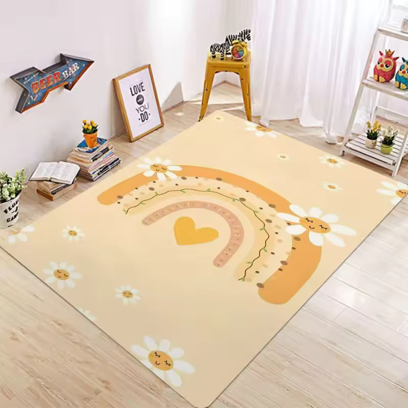 Baby Play Mat for Floor: Soft & Safe Foam Playpen Mat Machine Washable  Non Slip Crawling Pad for Toddler,Infant,Kids