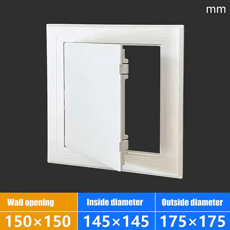 Access Panel For Drywall - No Tools Required - Wall Hole Cover - Access Doors For Drywall - Spring Loaded for Wiring | HVAC | Plumbing - Textured White