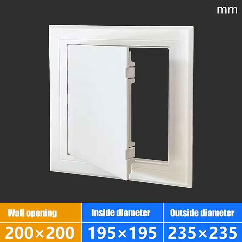 Access Panel For Drywall - No Tools Required - Wall Hole Cover - Access Doors For Drywall - Spring Loaded for Wiring | HVAC | Plumbing - Textured White