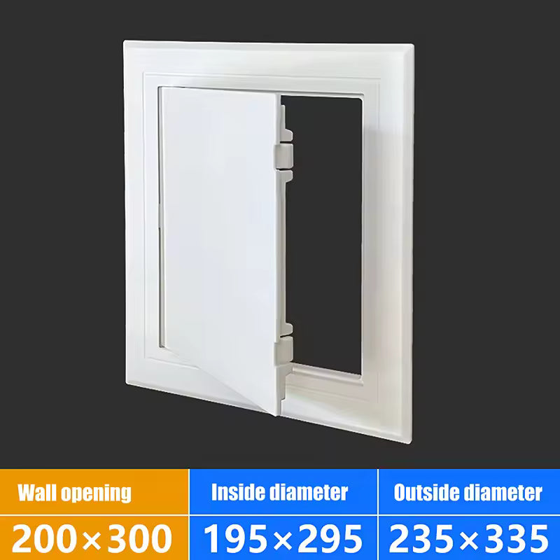 Access Panel For Drywall - No Tools Required - Wall Hole Cover - Access Doors For Drywall - Spring Loaded for Wiring | HVAC | Plumbing - Textured White
