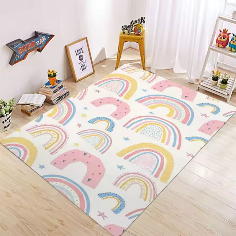 Baby Play Mat for Floor: Soft & Safe Foam Playpen Mat Machine Washable  Non Slip Crawling Pad for Toddler,Infant,Kids