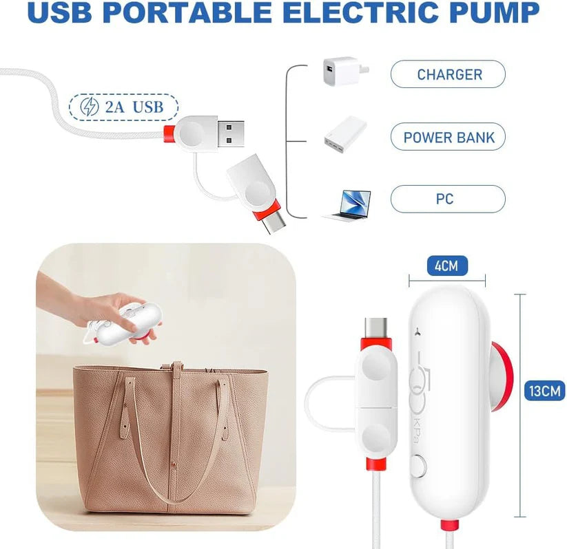 Vacuum Bags Clothes with USB Pump, Pack of 12 Vacuum Bags for Clothing (4 x 40 x 40 cm, 4 x 40 x 50 cm, 4 x 40 x 60 cm), Reusable Vacuum Bags for Travel - Space Saving Travel Essentials