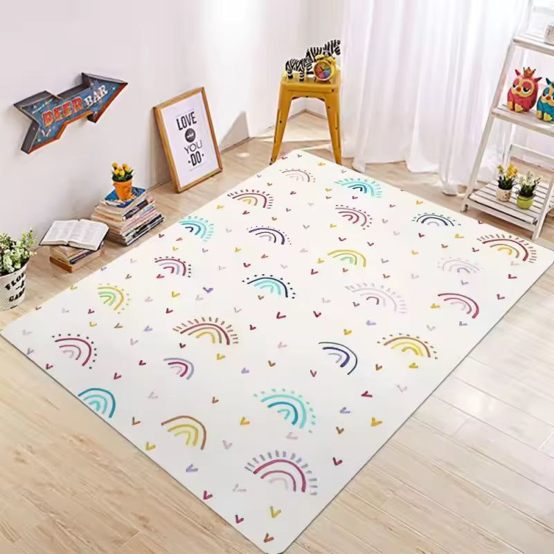 Baby Play Mat for Floor: Soft & Safe Foam Playpen Mat Machine Washable  Non Slip Crawling Pad for Toddler,Infant,Kids