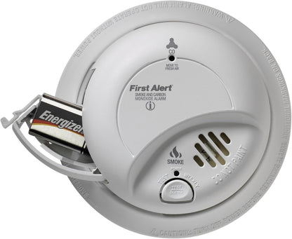 BRK SC9120B-3 Hardwired Smoke and Carbon Monoxide (CO) Detector with Battery Backup, White, Pack of 3