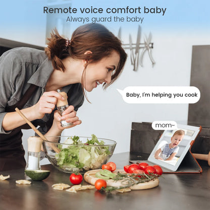 Baby Monitor with Camera and Audio Cry Detection Full Color Night Vision 360 Degree Rotating WiFi Indoor CameraXIAOVV 3MP Baby Monitor Cry