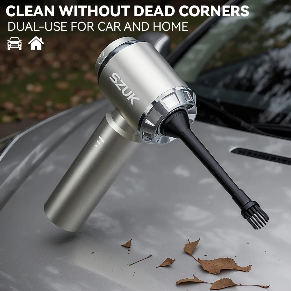 SZUK C012MAX 985000PA Car Vacuum Cleaner Portable Handheld Mini Vacuum Cleaner Cordless Powerful Car Cleaner Home Appliance