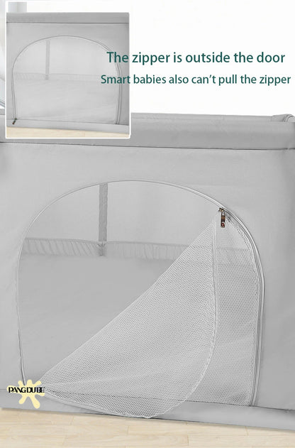 PANGDUBE 5-Sizes Option Baby Playpen Children Playground with Foam Protector Baby Safety Fence Kids Ball Pit Playpen for Babies