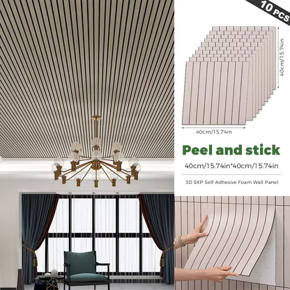 10-Piece Peel and Stick Backsplash Seamless Tile,40*40cm,Stick on Backsplash for Kitchen/Bathroom/Laundry Room