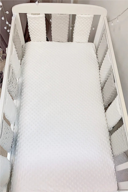 Soft Warm Baby Bed Sheet Crib Newborn Bedding Set for Children Kids Bubble Mattress Baby Bed Linen Cover Blanket Winter Sabanas