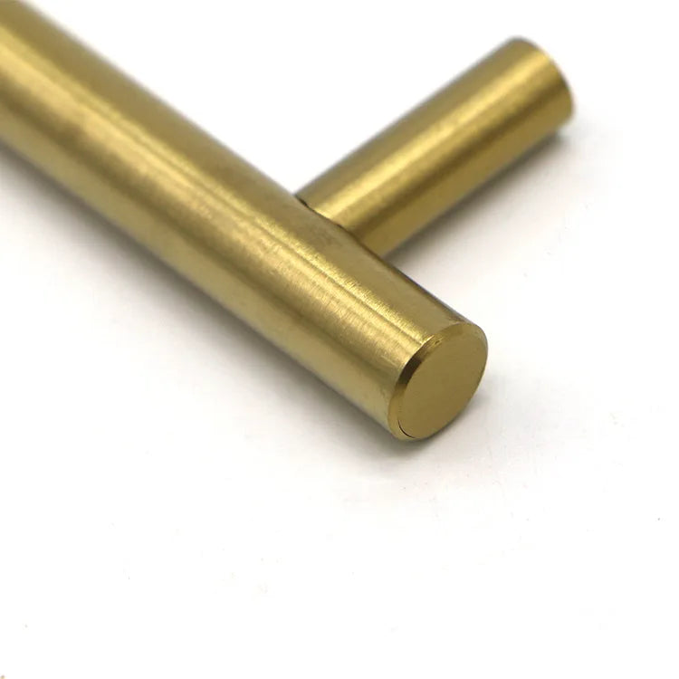 Modern Gold Brushed Straight Cupboard Handles Knobs Stainless Steel Brushed Black Gold Kitchen Door Handles Cabinet Pull