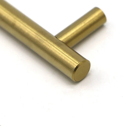 Modern Gold Brushed Straight Cupboard Handles Knobs Stainless Steel Brushed Black Gold Kitchen Door Handles Cabinet Pull