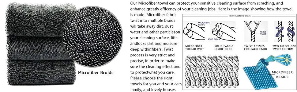 Microfiber Car Towel Vehicle Wash Cloth Auto Cleaning Drying Handkerchief Super Absorbent Car Window Glass Wash Towel Supplies