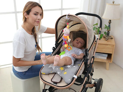 Newborn Baby Plush Stroller Toys Baby Rattles Mobiles Cartoon Animal Hanging Bell Educational Baby Toys 0-12 Months Speelgoed