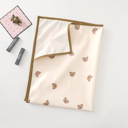 Waterproof Baby Diaper Changing Mat Washable Newborn Urine Pad Babies Accessories Liners for Crib Cradles Reusable Diapers Pad