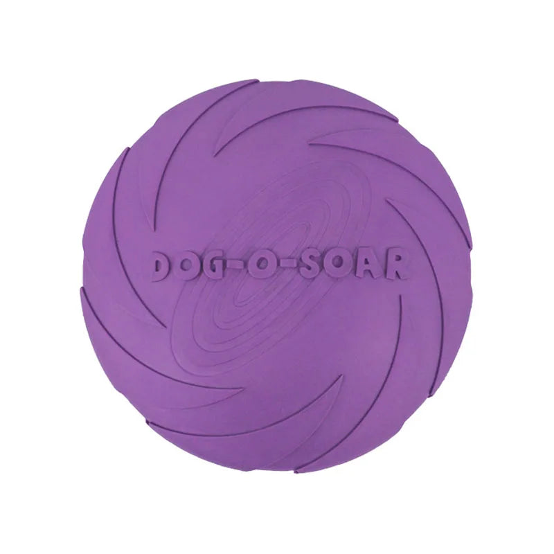 Rubber Pet Dog Flying Discs Saucer Toys Small Medium Funny Dog Puppy Agile Training Toys Flying Disk