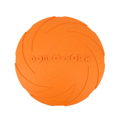 Rubber Pet Dog Flying Discs Saucer Toys Small Medium Funny Dog Puppy Agile Training Toys Flying Disk