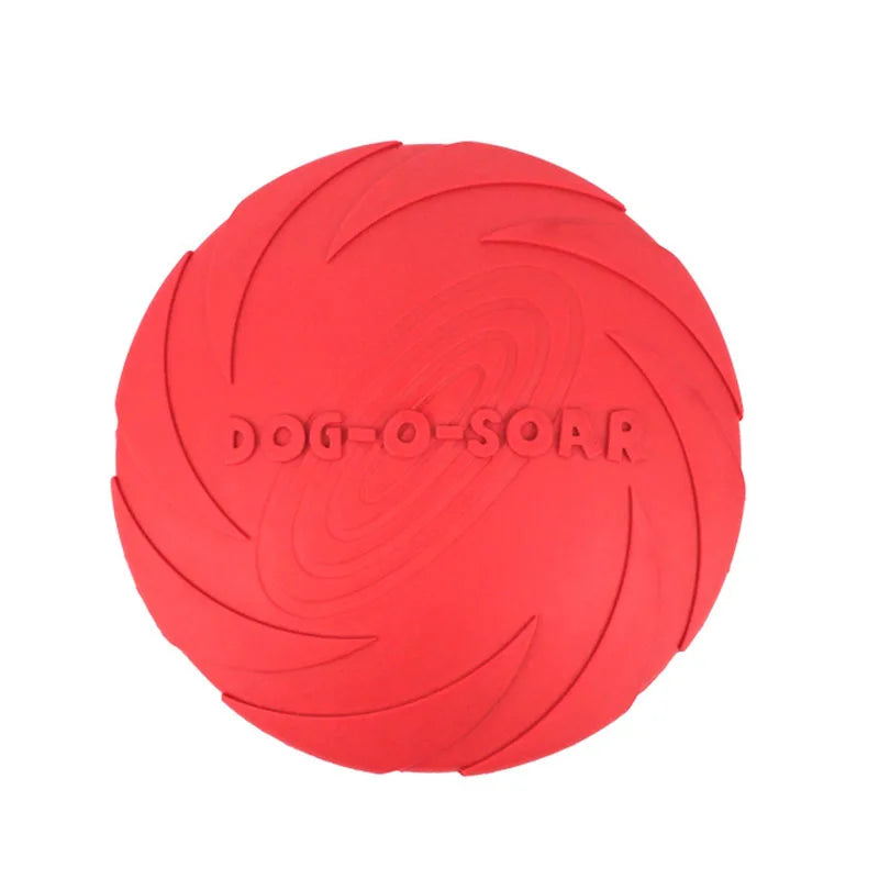 Rubber Pet Dog Flying Discs Saucer Toys Small Medium Funny Dog Puppy Agile Training Toys Flying Disk