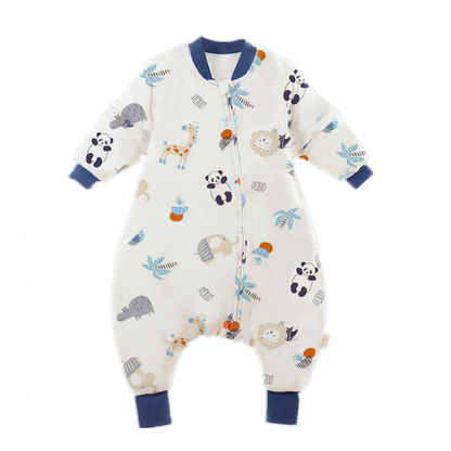 Baby Sleeping Bag Cartoon Children Pajamas Infantil Stuff For Four Seasons Cotton Toddler Sack Kids Sleepwear Bedding Jumpsuit