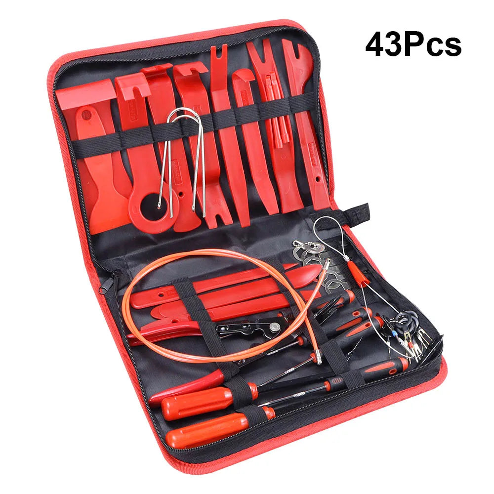 Car Trim Removal Set, Plastic Panel Fastener Removal Tool, Car/Trim/Panel/Door/Audio/Auto Clip Pliers/Terminal Removal Tool Kit