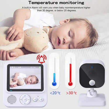 Baby Monitor  Camera,Video Audio Baby Monitor No WiFi 2.8'' Video Baby Monitor Wireless Surveillance Smart Baby Camera Security Protection Two Way Audio Night Vision Cam Babysitte