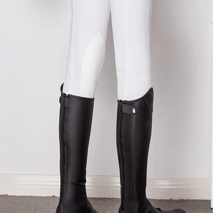 Summer Breathable Horse Riding Pants Adults High Waist Stretch Slim Fit Breeches Comfy Silicone Non-slip Tights Equestrian Pants