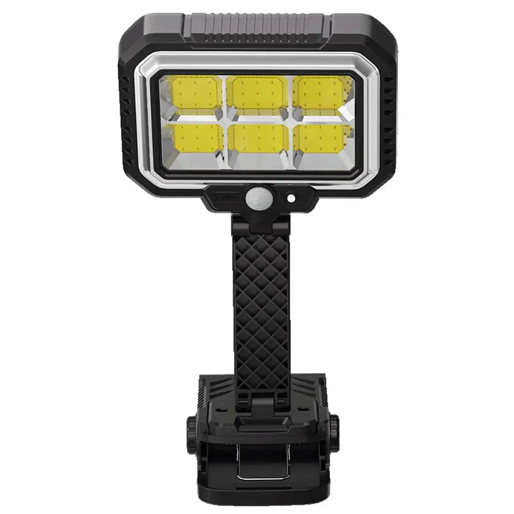 Clip On Solar Lights Outdoor COB LED Security Light Solar Charging 360° Rotatable Rainproof Motion Sensor Auto On/Off For Outdoor