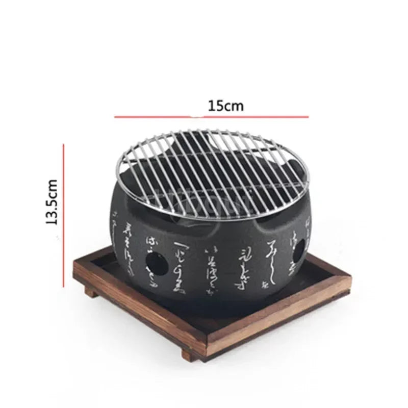 Portable Japanese Bbq Grill Korean Carbon Barbecue Grills Aluminium Alloy Indoor Outdoor Bbq Stove Barbecue Tools charcoal grill