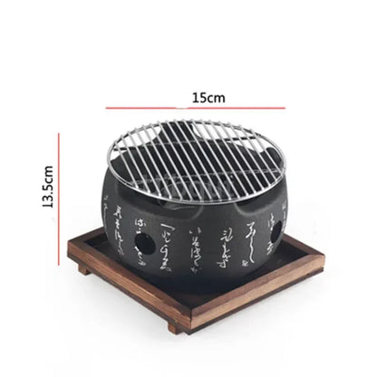 Portable Japanese Bbq Grill Korean Carbon Barbecue Grills Aluminium Alloy Indoor Outdoor Bbq Stove Barbecue Tools charcoal grill