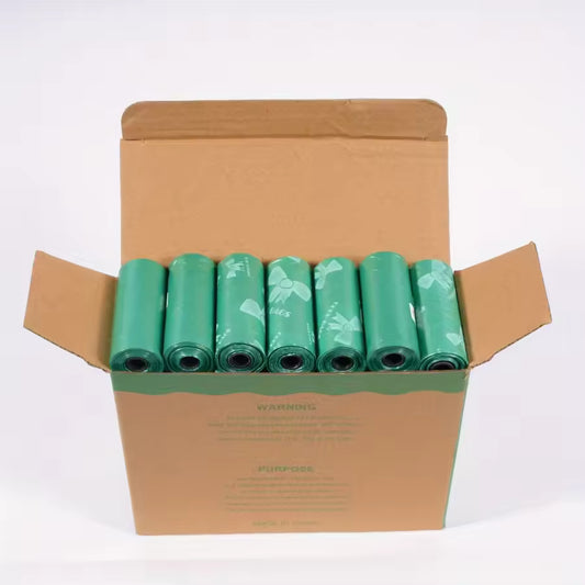 Pawtria Certified Home Compostable Dog Poop Bags (120/ 8 Rolls) , Value pack, Biodegradable Poop Bags, Cat Litter, Vegetable Starches, Eco-friendly Dog Waste Bags, Leak proof, Easy to Open, Give Back