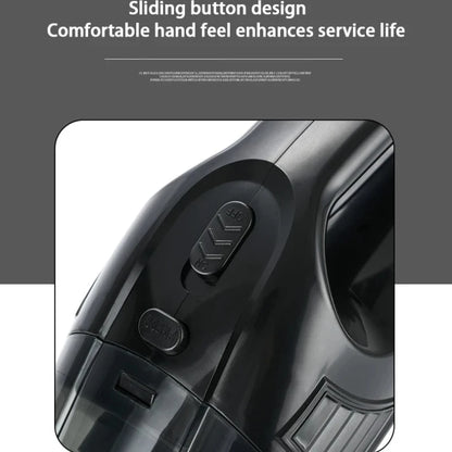Wireless Car Vacuum Cleaner Portable Handheld - Dual Use for Home and Car Power Cord