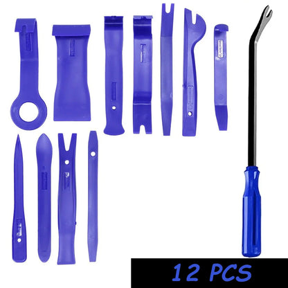 19Pcs Trim Removal Tool Set Clip Plier Upholstery Remover Nylon Car Panel Removal Set with Portable Storage Bag