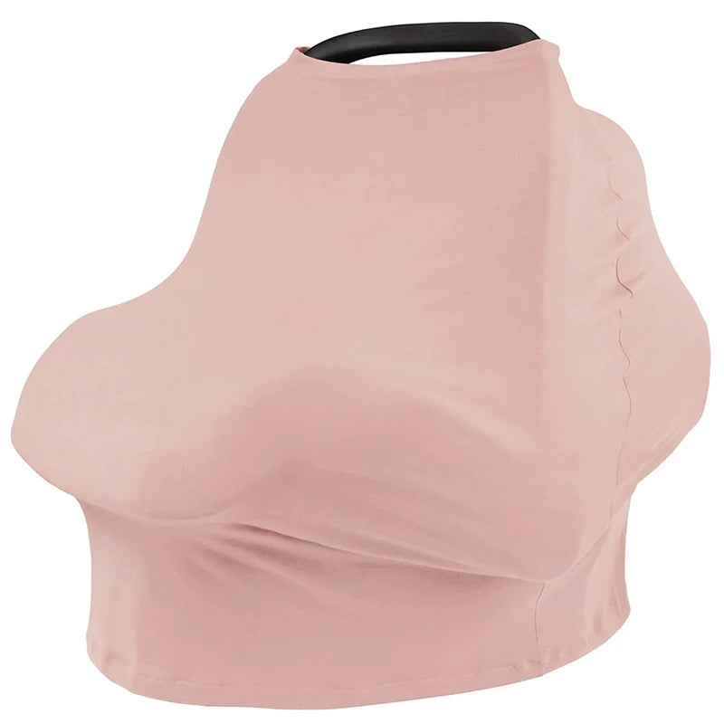Multi-use Nursing Breastfeeding Cover Baby Car Seat Infant Carseat Canopy Stroller High Chair Shopping Cart Carrier Cover Solid