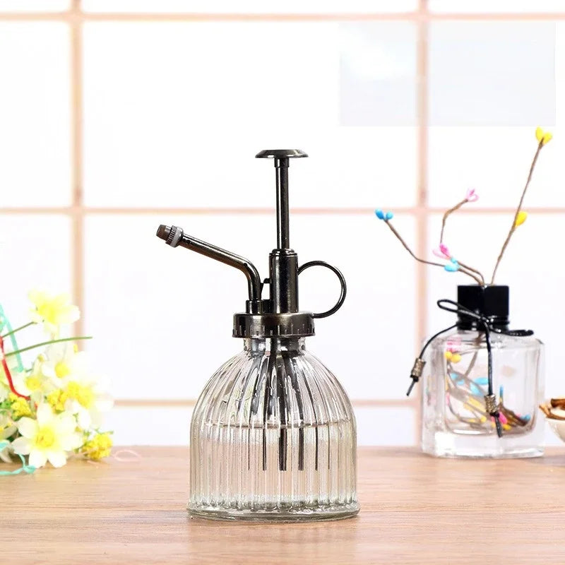 1PC 300Ml Plant Flower Glass Garden Waterer Mister Water Cans Spray Irrigation Needs Hairdressers Tools