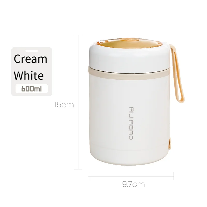 304 Stainless Steel USB Constant Temperature Breakfast Cup Plugable Soup Cup Long-lasting Insulation for Students Only