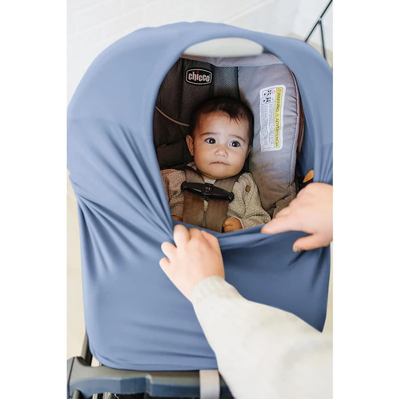 Multi-use Nursing Breastfeeding Cover Baby Car Seat Infant Carseat Canopy Stroller High Chair Shopping Cart Carrier Cover Solid