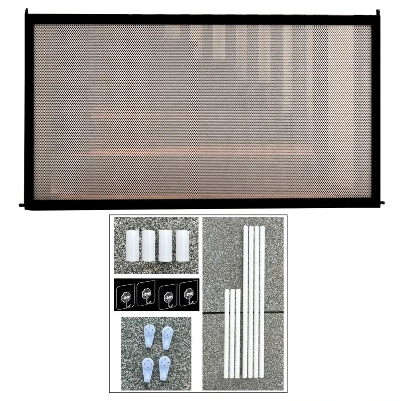 Pet Isolated Network Pet Dog Barrier Fences Stairs Gate New Folding Breathable Mesh Playpen For Dog Safety Fence Baby Gate Fence